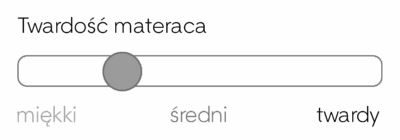 twardość materaca diverso