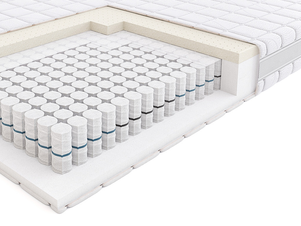 materac ze strefami twardości