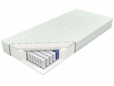 materac sprężynowy z lateksem naturalnym