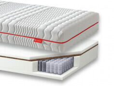 materac sprężynowo kokosowy delia